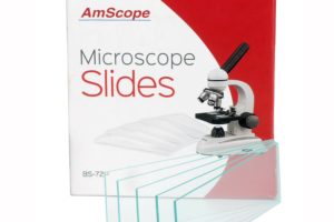 AmScope BS-72P-A 72 Pieces of Pre-Cleaned Blank Microscope Slides Glass Slide