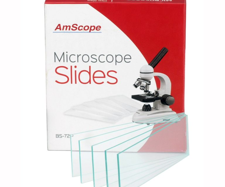AmScope BS-72P-A 72 Pieces of Pre-Cleaned Blank Microscope Slides Glass Slide